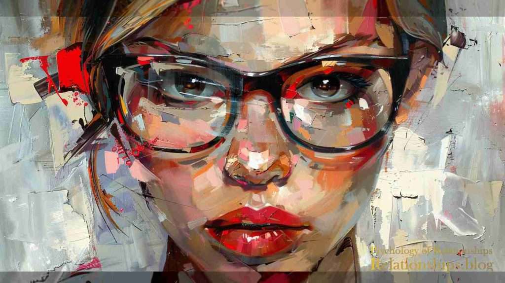 woman with glasses