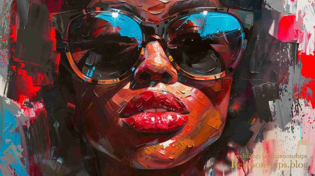 Black woman with sunglasses